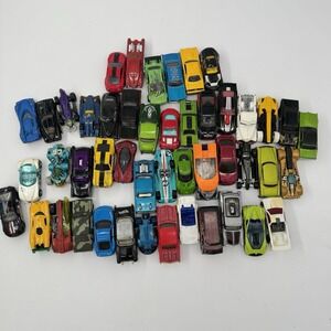 Hot Wheels Diecast Car Lot Of 47 Mattel 2000s 1:64 Mixed Models Toy Cars VTG